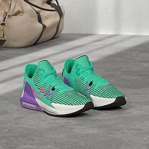 Amazon | NIKE Lebron Witness 6 ブラック/ディープロイヤル